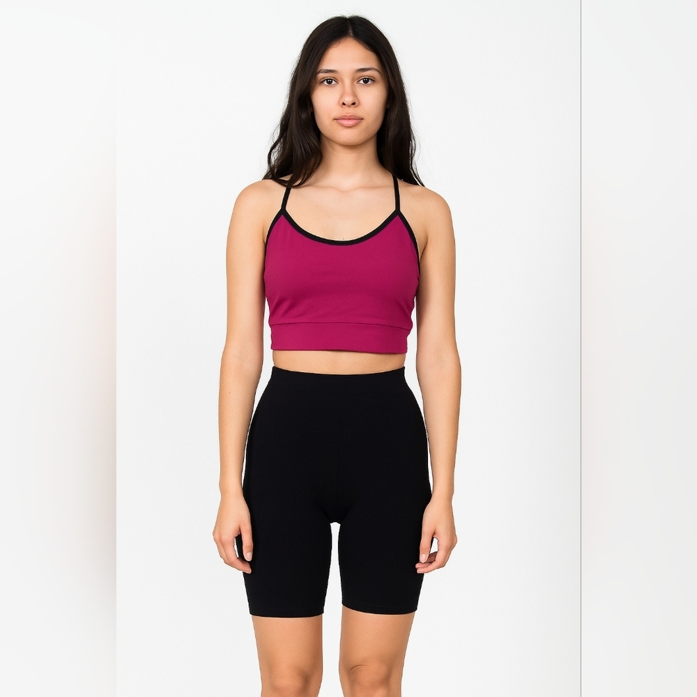 Women's Unbranded 2 Piece Sports Bra & Bike Short Set Size XS NWOT